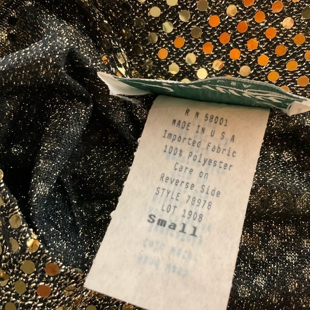 JOANNA Gold Sequin Top - Picture 5 of 5
